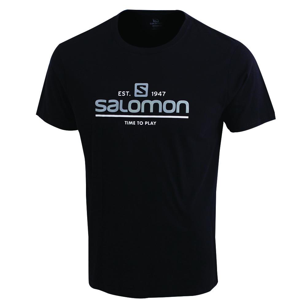 Salomon TIME TO PLAY SS B Camisetas Niños - Negras - Colombia (85364-TDZV)